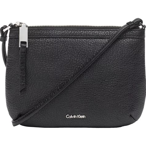 calvin klein leather crossbody bag